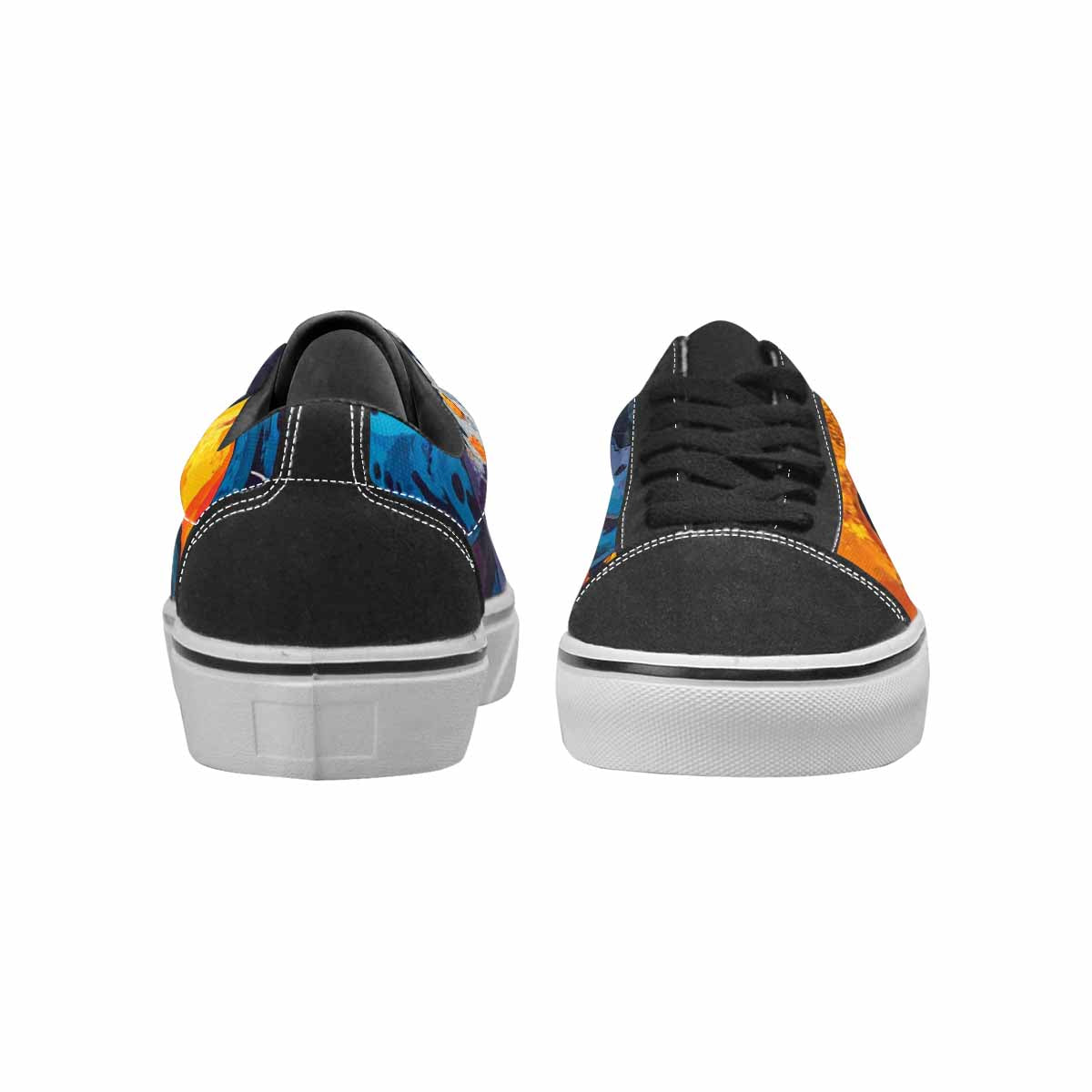 WOMEN'S Smiley Faces Lace-Up Canvas Surreal Custom Shoes