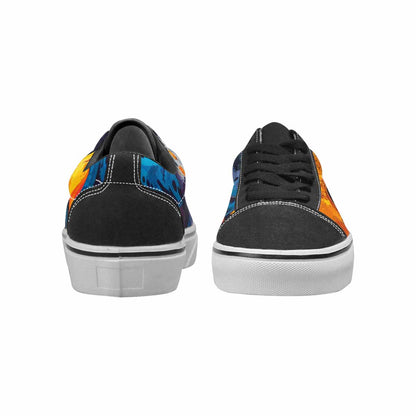WOMEN'S Smiley Faces Lace-Up Canvas Surreal Custom Shoes