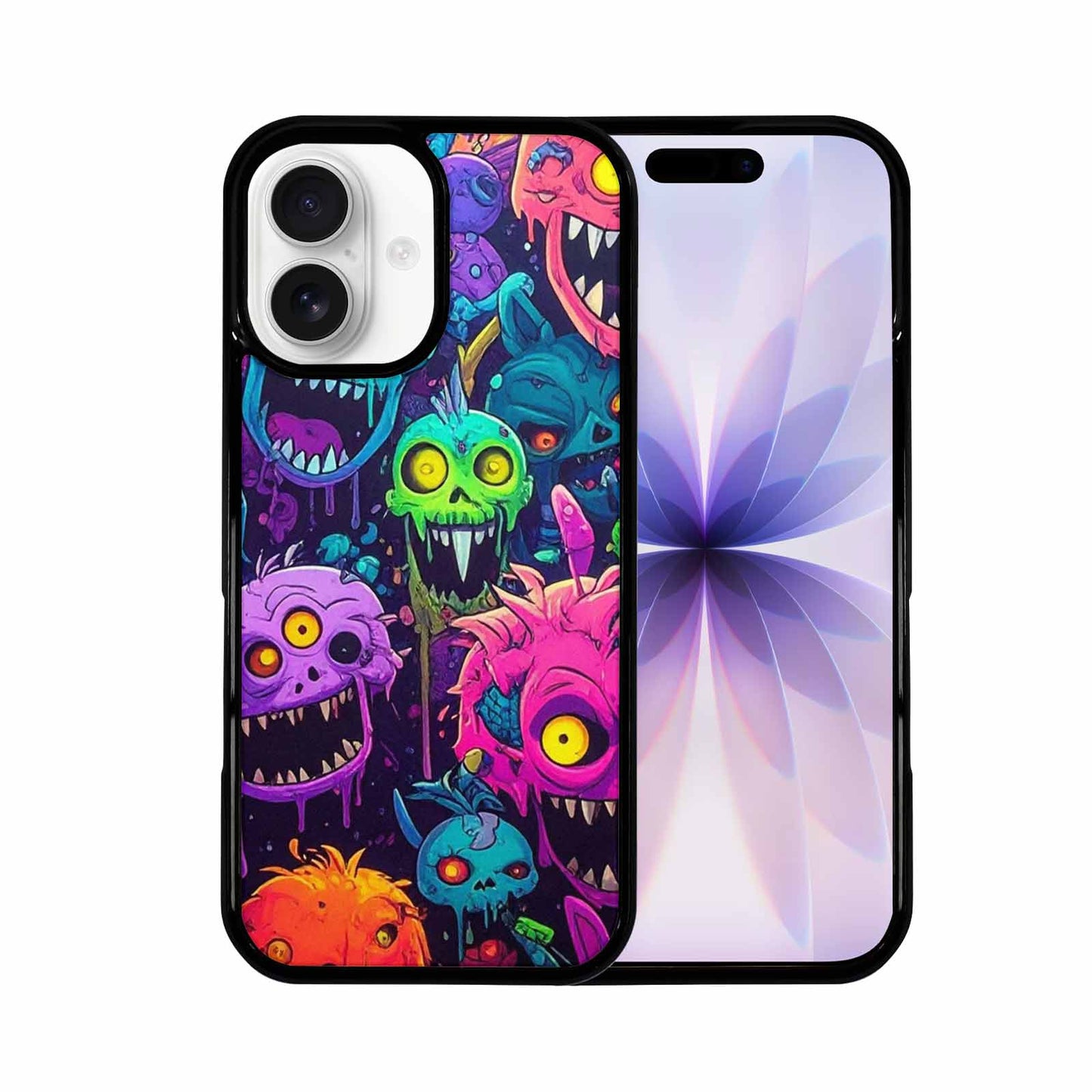 iPhone 17 Case — Mixed Toxic Glow Creature Cartoon Cute, Custom Designed Case Cover