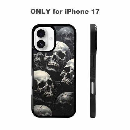 iPhone 17 Case — Skull Dark Art Gothic Print Gothic, Personalized Phone Case