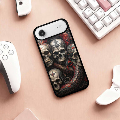 iPhone 17 Air Case — Skull Dark Art Gothic Print Gothic, Original Design Phone Case