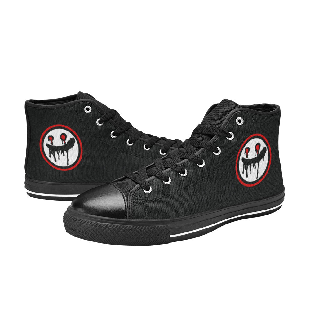 MEN'S High Tops Freaky Shoes High Top Canvas Dark Academia Shoes