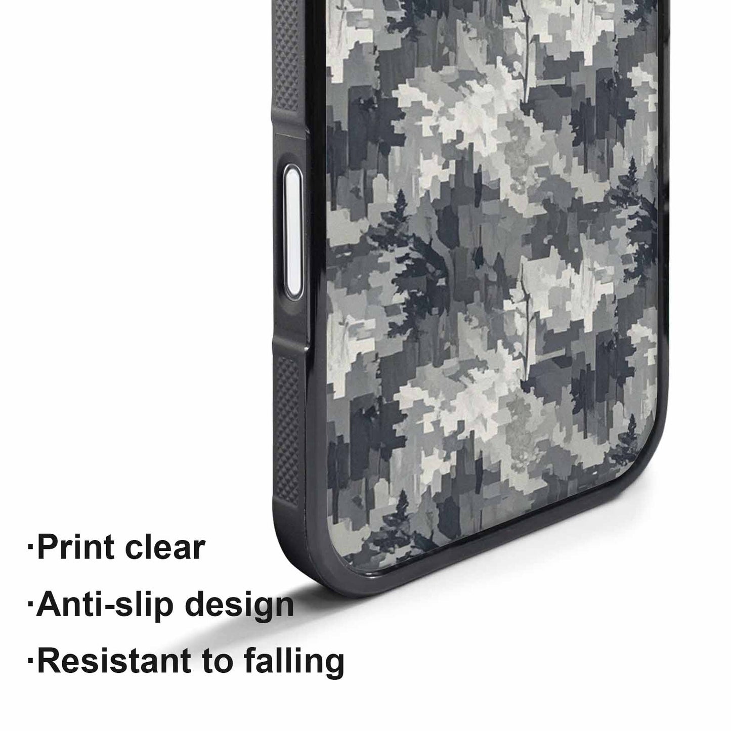 iPhone 17 Pro Case — Small Military Camouflage Blotch Pattern Camo, Customized Protective Case