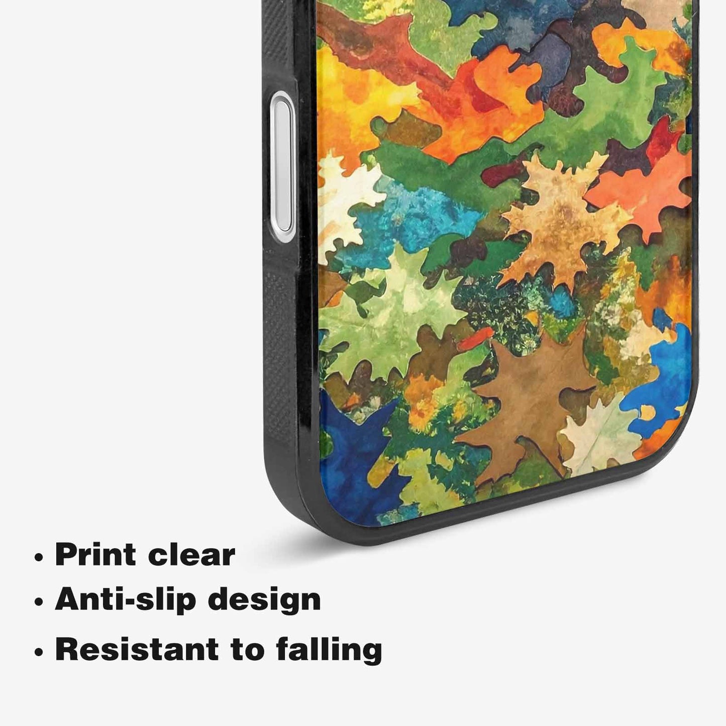 iPhone 16 Plus Case — Camo Patches Full Color Vibrant Camo, Custom Art Phone Cover