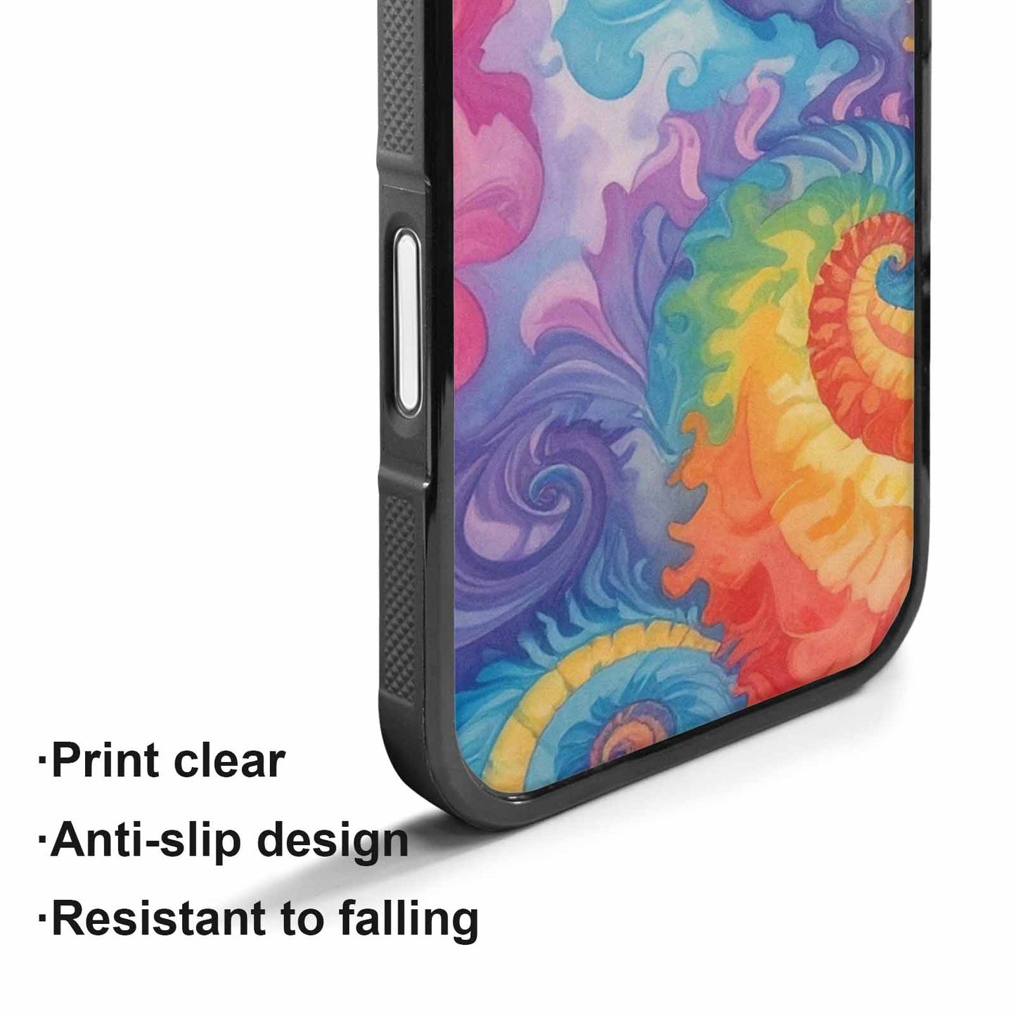 iPhone 17 Case — Tie Dye Swirls Tie Dye Tie, Custom Designed Case Cover