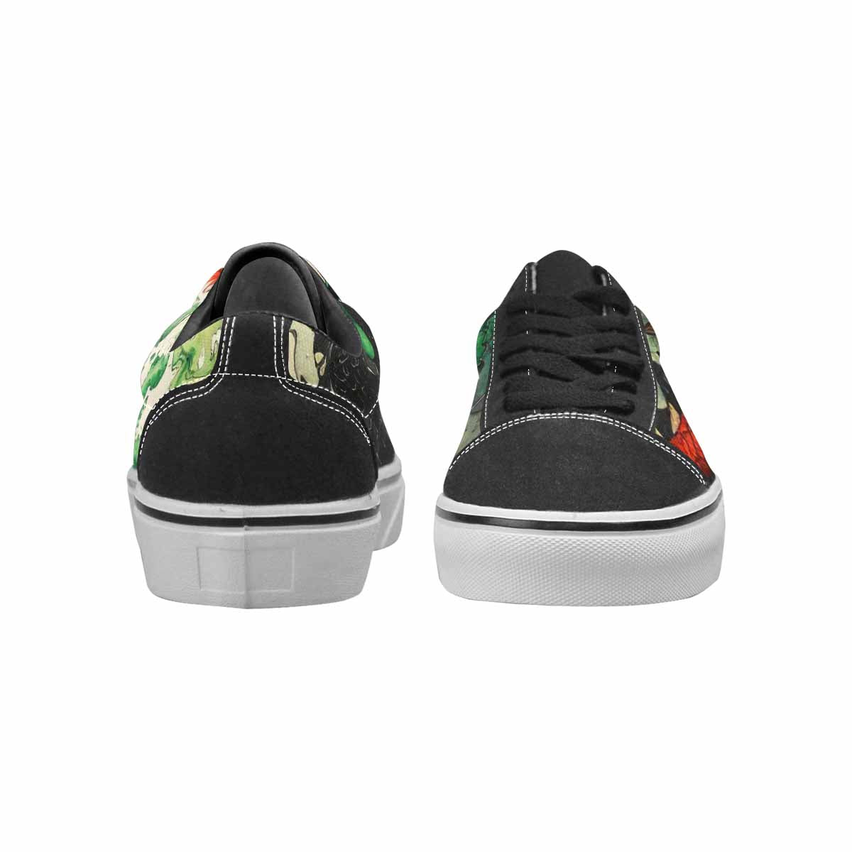 WOMEN'S Dragon Scale Lace-Up Canvas Cottagecore Custom Sneakers