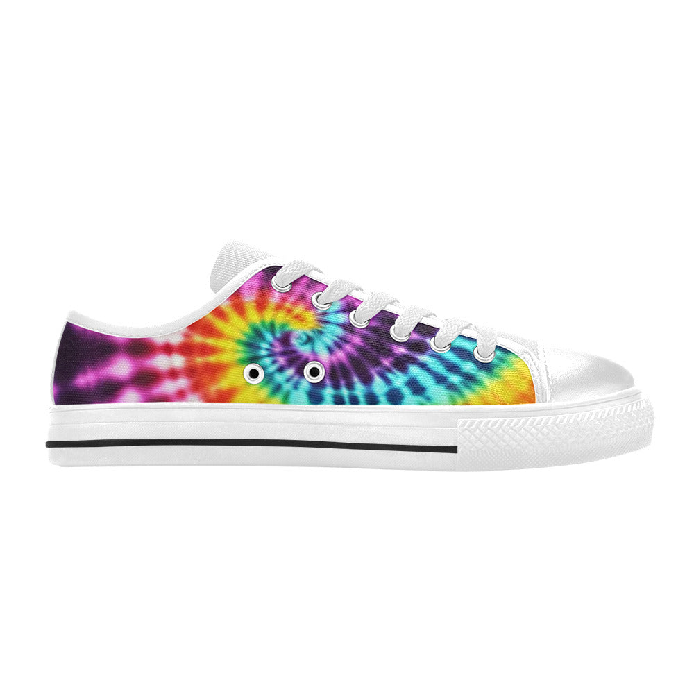 WOMEN'S Cc Tie Dye Art Canvas Dreamcore Custom Shoes