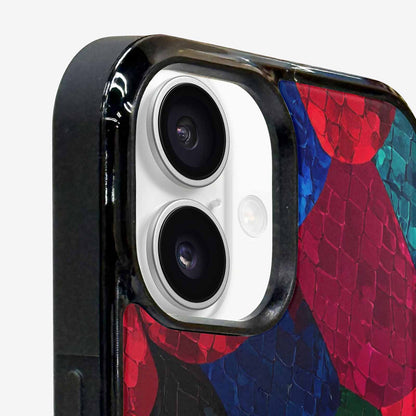iPhone 16 Plus Case — Dark Snake Print, Custom Print Case Cover