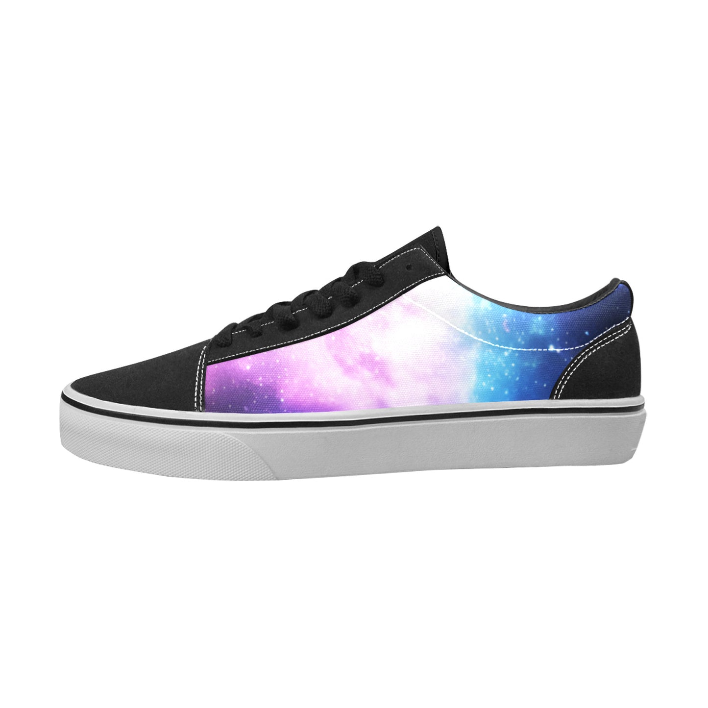 WOMEN'S Galaxy Art Out Space Low Top Skateboarding Cottagecore Custom Shoes