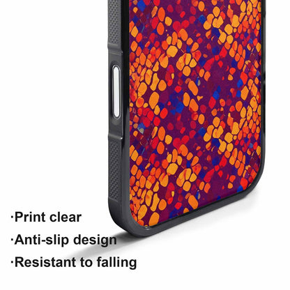 iPhone 17 Pro Max Case — Snake Print Dark Seamless Animal Print, Custom Art Phone Cover