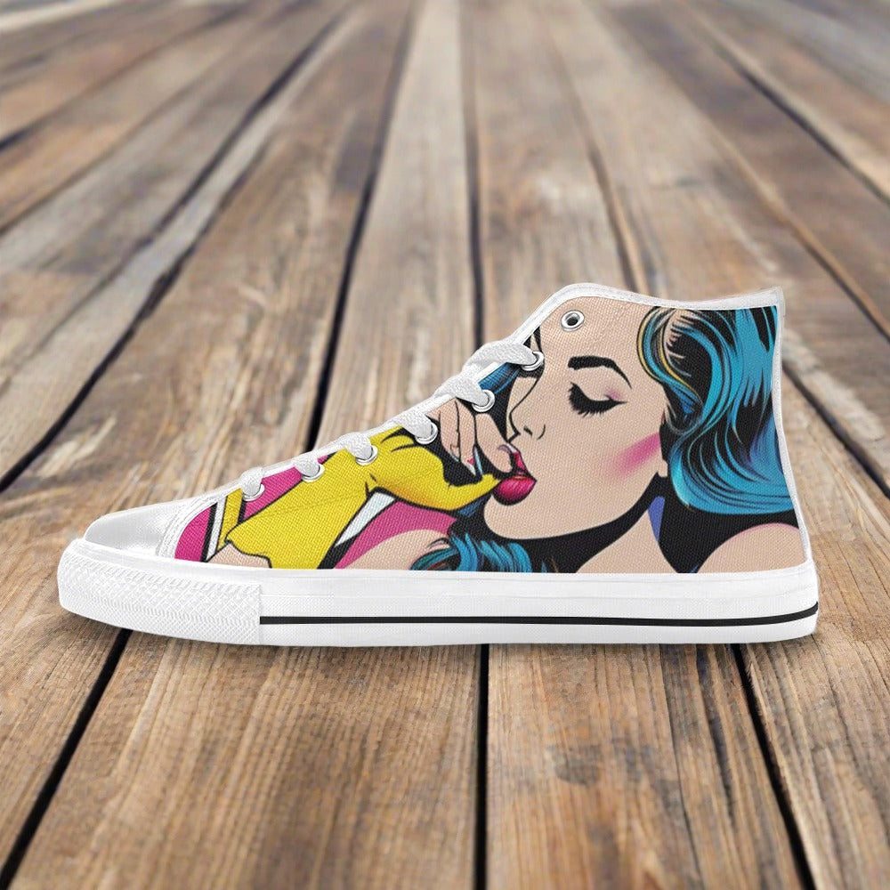 Wolf Jewel Rich Wearable MEN Bold Art - Freaky Shoes | Custom Art Sneakers