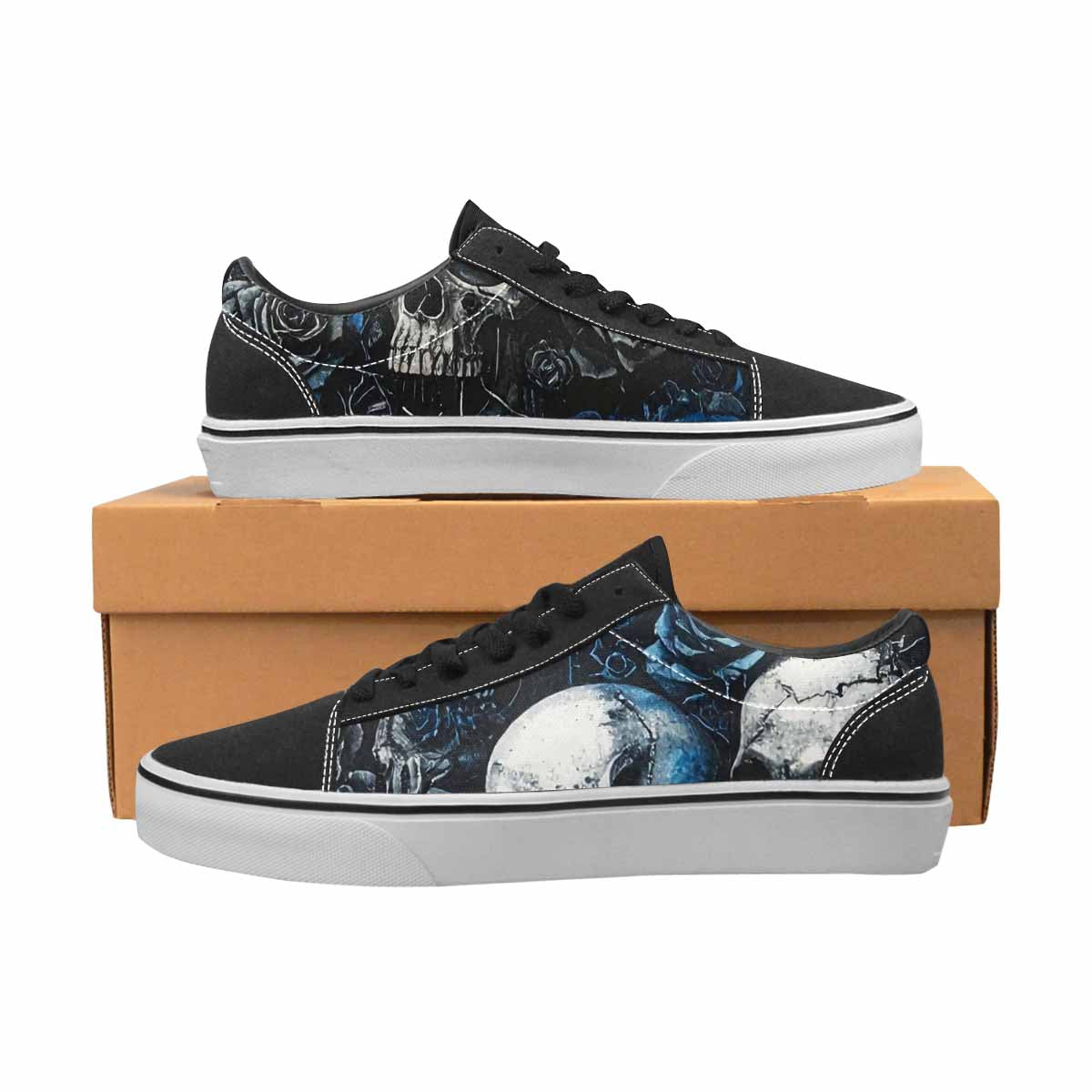 WOMEN'S Skull Roses Lace-Up Canvas Dreamlike Shoes