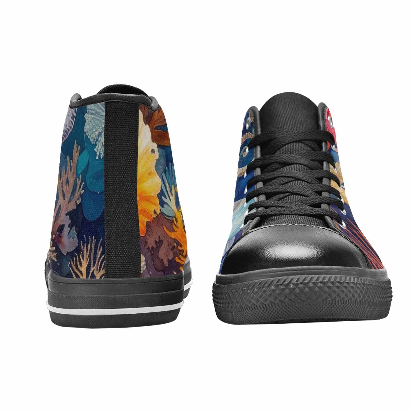 WOMEN'S Fish Scale Coral High Top Canvas Dreamcore Shoes