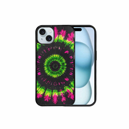 iPhone 15 Plus Case — Acid Wash Tie Dye Pattern High, Custom Phone Case