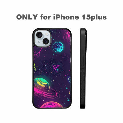 iPhone 15 Plus Case — Space Galaxy Astronaut, Custom Phone Case