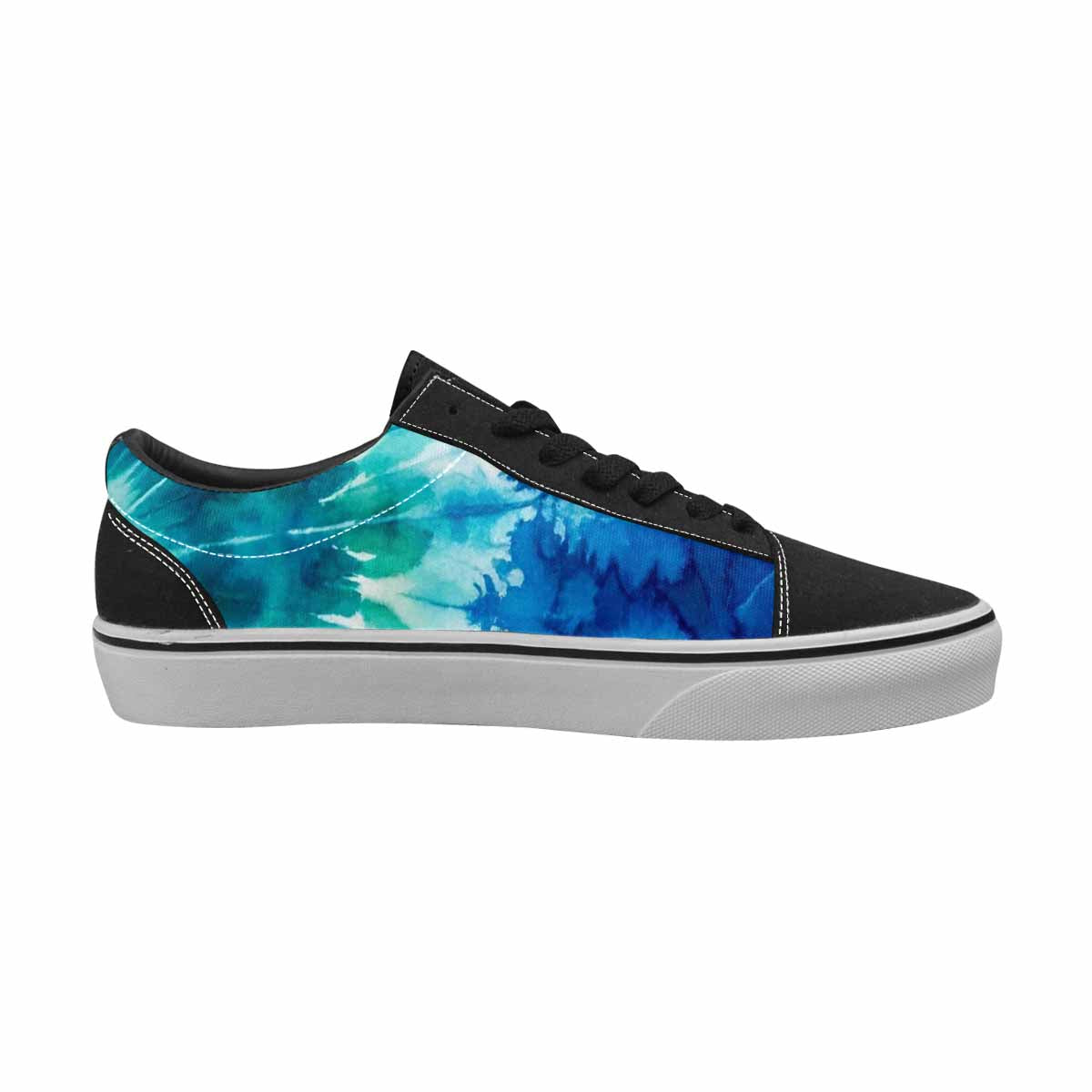 WOMEN'S Tie Dye - Canvas Lace-Up Vivid Custom Shoes