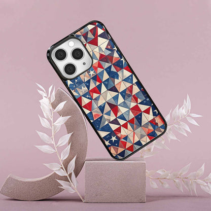 iPhone 15 Pro Max Case — Small American Flag Stars And Stripes, Custom Designed Case Cover