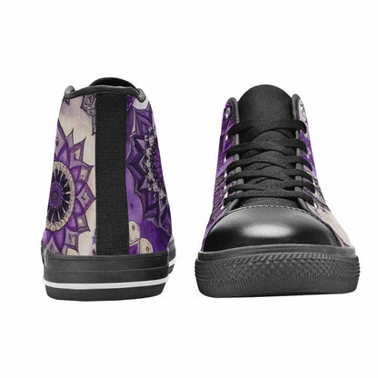 WOMEN'S Mandala High Top Canvas Vivid Shoes
