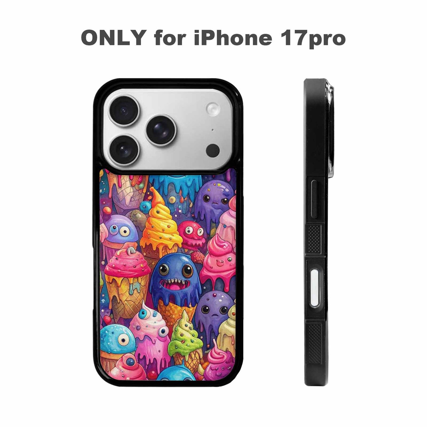 iPhone 17 Pro Case — Melting Ice Cream Monster Charac Original, Unique Phone Case Design