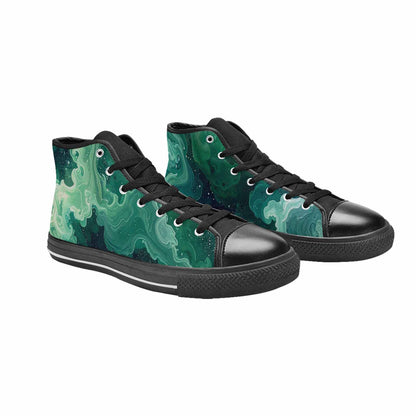 WOMEN'S Galaxy Art - High Top Canvas Dreamcore Shoes