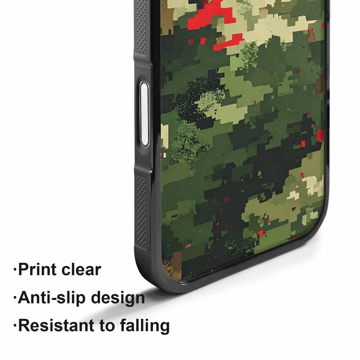 iPhone 17 Case — Small Military Camouflage Blotch Camo, Customized Protective Case