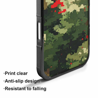 iPhone 17 Case — Small Military Camouflage Blotch Camo, Customized Protective Case