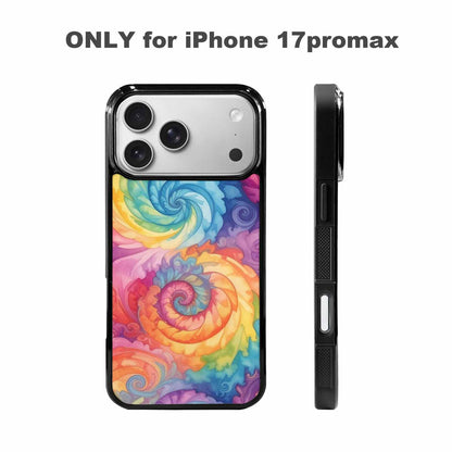 iPhone 17 Pro Max Case — Tie Dye Swirls Tie Dye, Personalized Phone Case