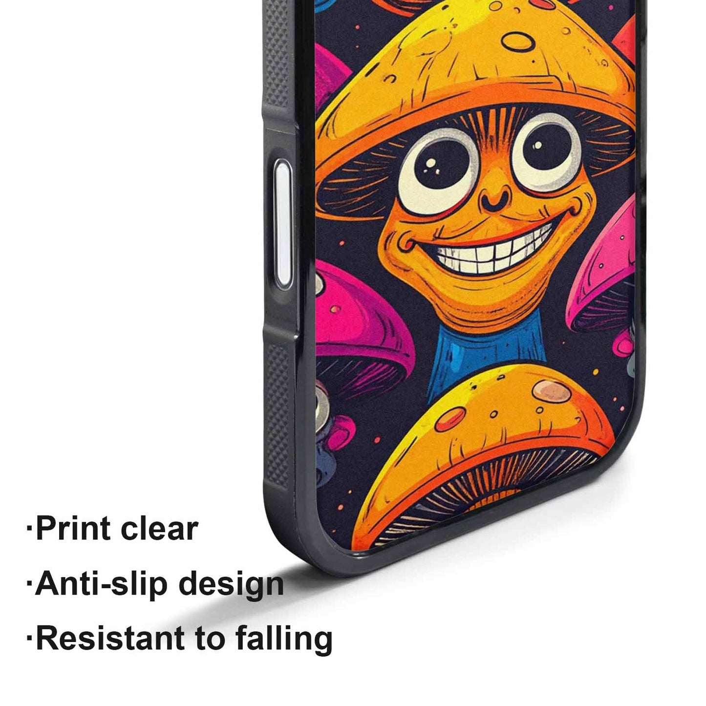 iPhone 17 Pro Max Case — Retro Mushroom Cartoon Art Retro Vintage, Personalized Phone Case