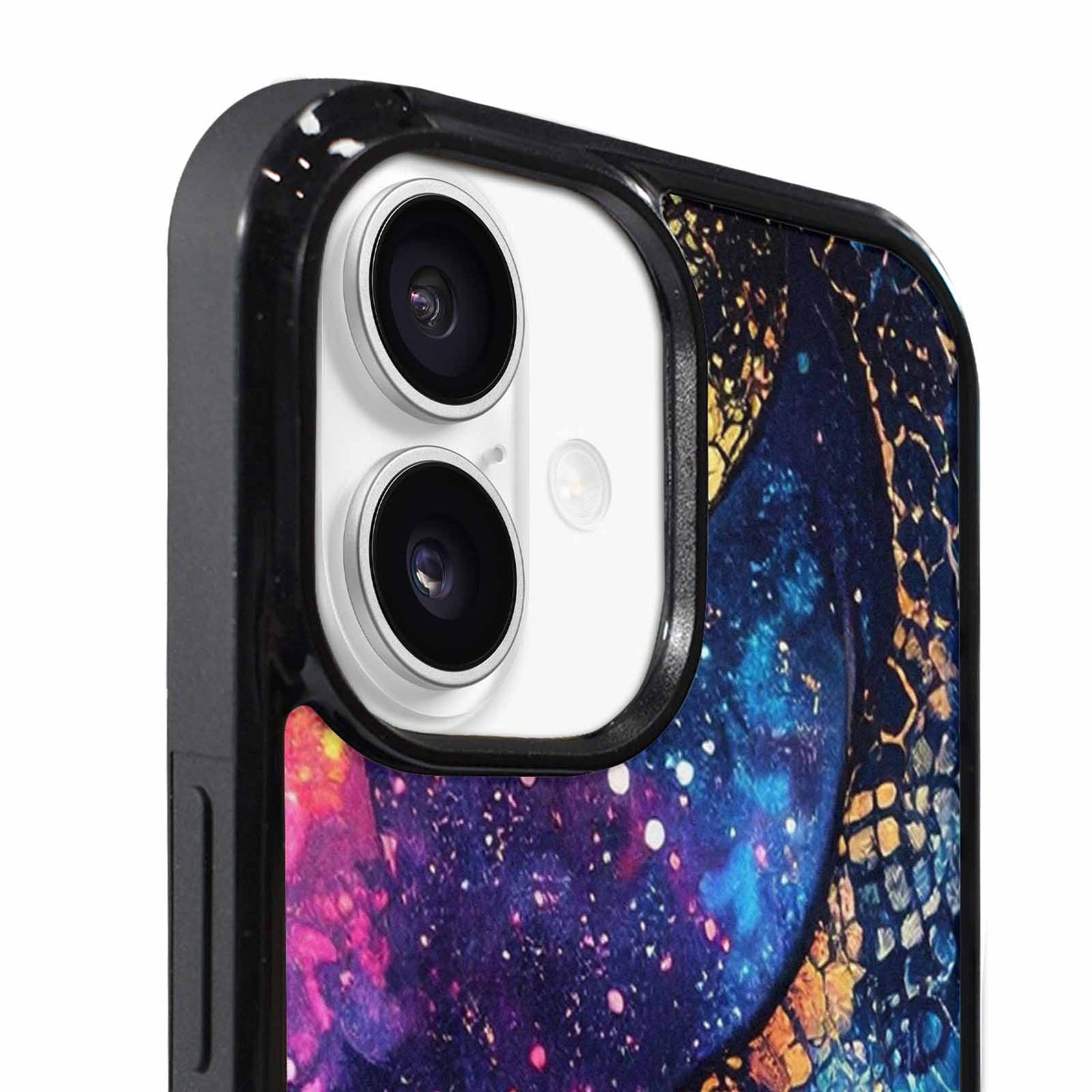 iPhone 17 Case — Galaxy Snake Print Galaxy Space, Custom Art Phone Cover