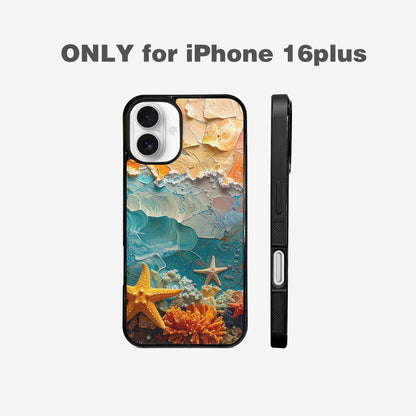 iPhone 16 Plus Case — Starfish Cluster Starfish Cluster Pattern Hundreds, Personalized Phone Case