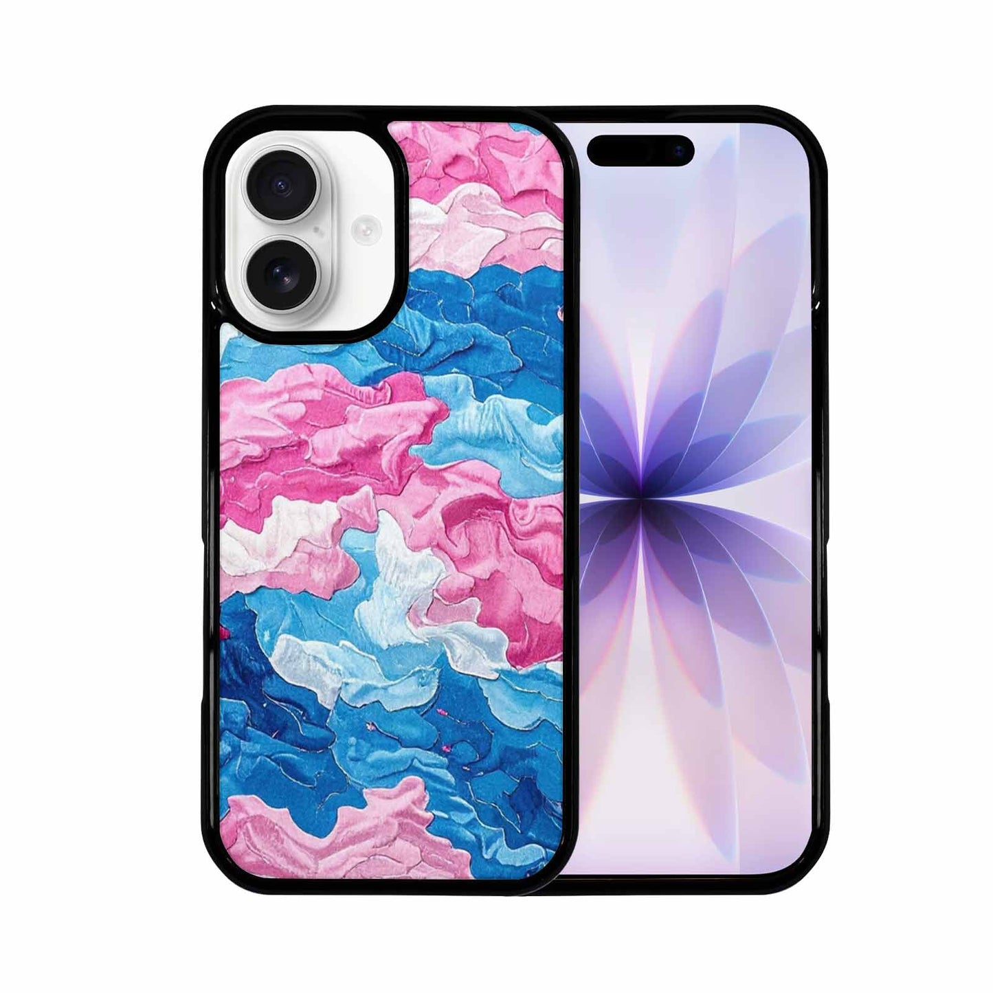 iPhone 17 Case — Vivid Camo Transgender Camo, Custom Art Phone Cover