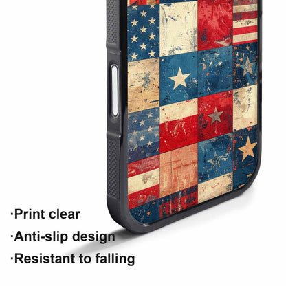 iPhone 17 Air Case — Small American Flag Stars And Galaxy, Custom Phone Case