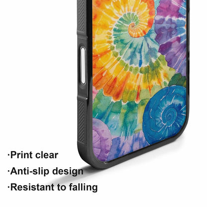 iPhone 17 Case — Tie Dye Swirls Tie Dye Tie, Customized Protective Case