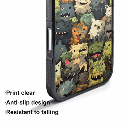 iPhone 17 Pro Max Case — Monsters Camomonsters Pattern D6o Camo, Custom Art Phone Cover