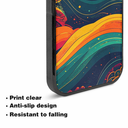 iPhone 15 Case — Hippie Serpent Pulse, Custom Art Phone Cover