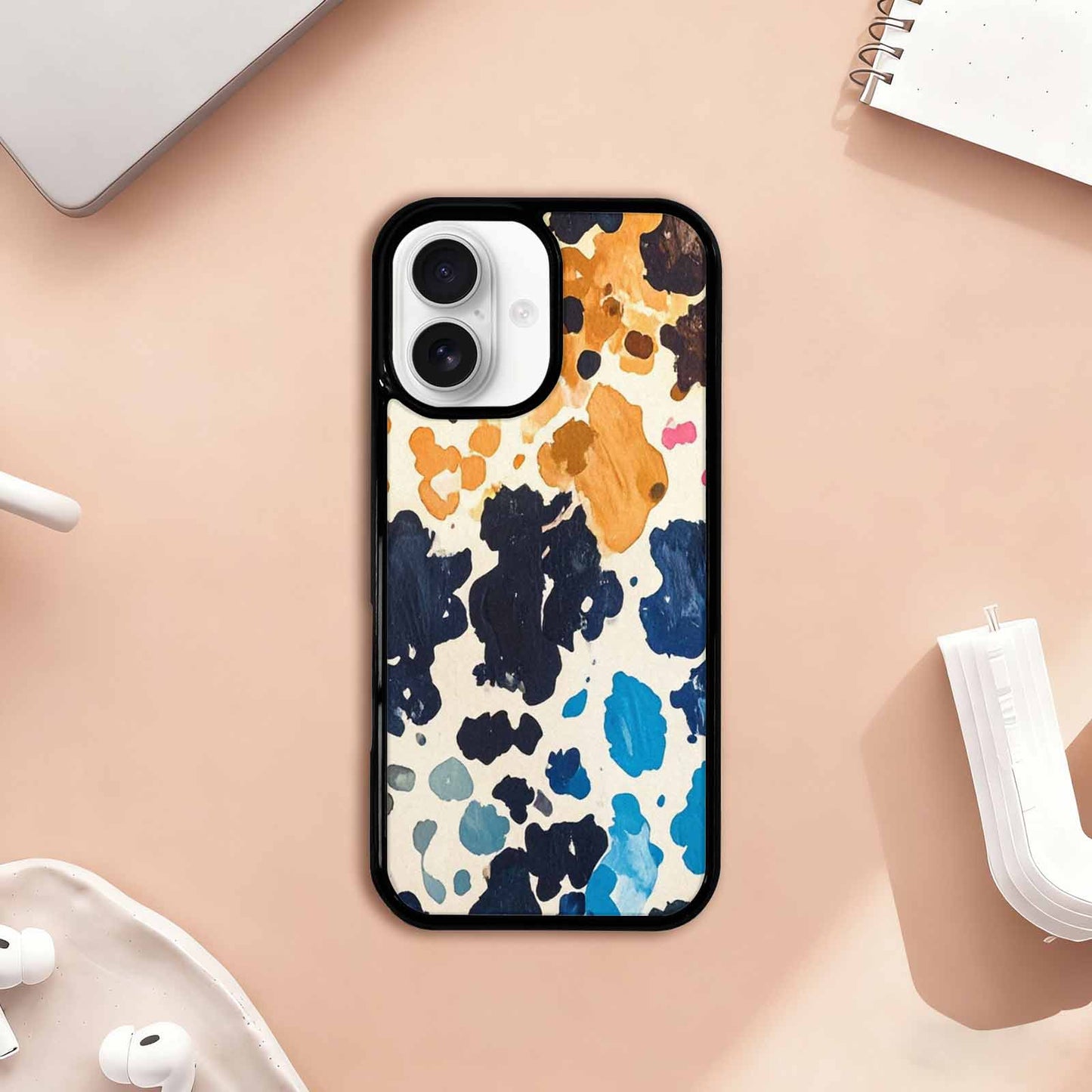 iPhone 17 Case — Small Cow Animal Print Animal Print, Custom Print Case Cover