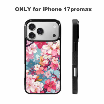 iPhone 17 Pro Max Case — Cherry Blossom Branch Cherry Original Art, Customized Protective Case