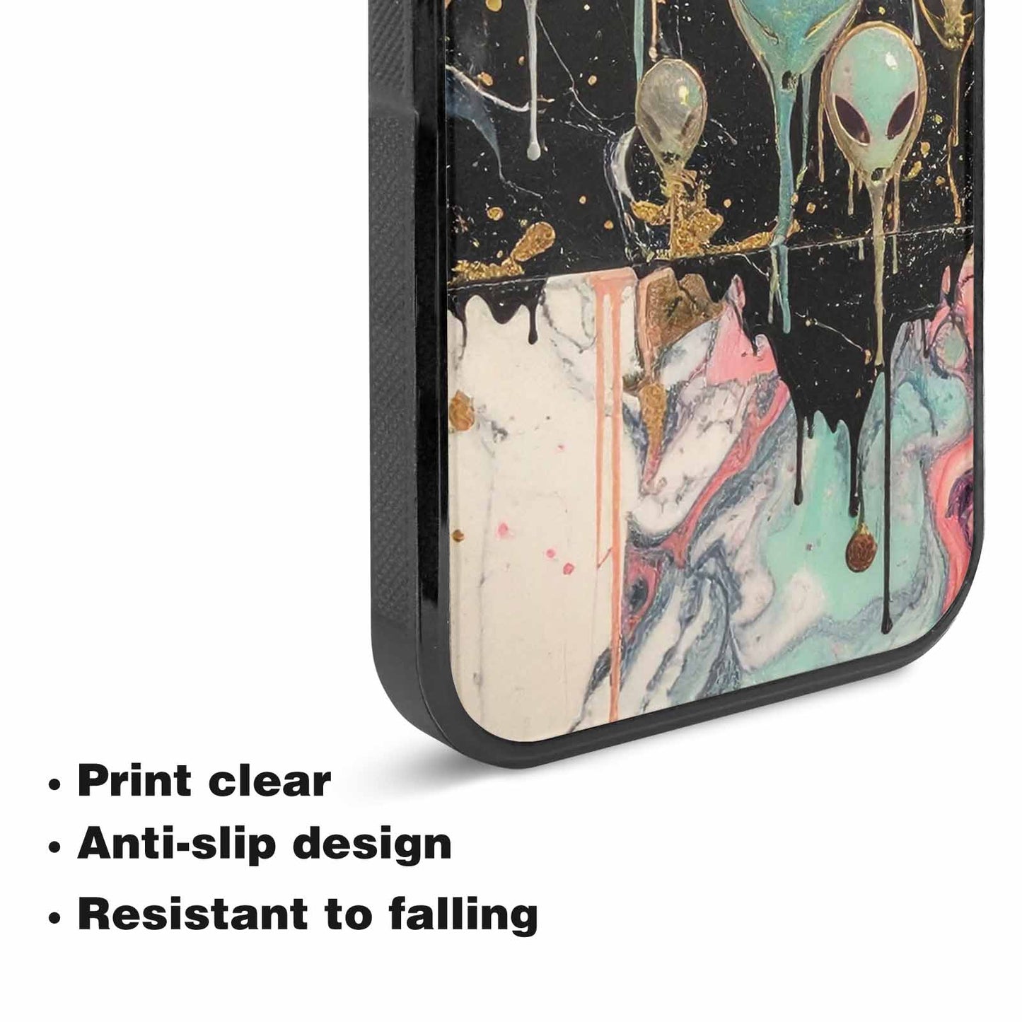 iPhone 15 Case — Aliens Marblemelting Aliens Pa 7eb Personalized, Unique Phone Case Design