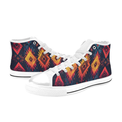 Wild Tribal Ripple 2 High Top Canvas Shoes for Kid