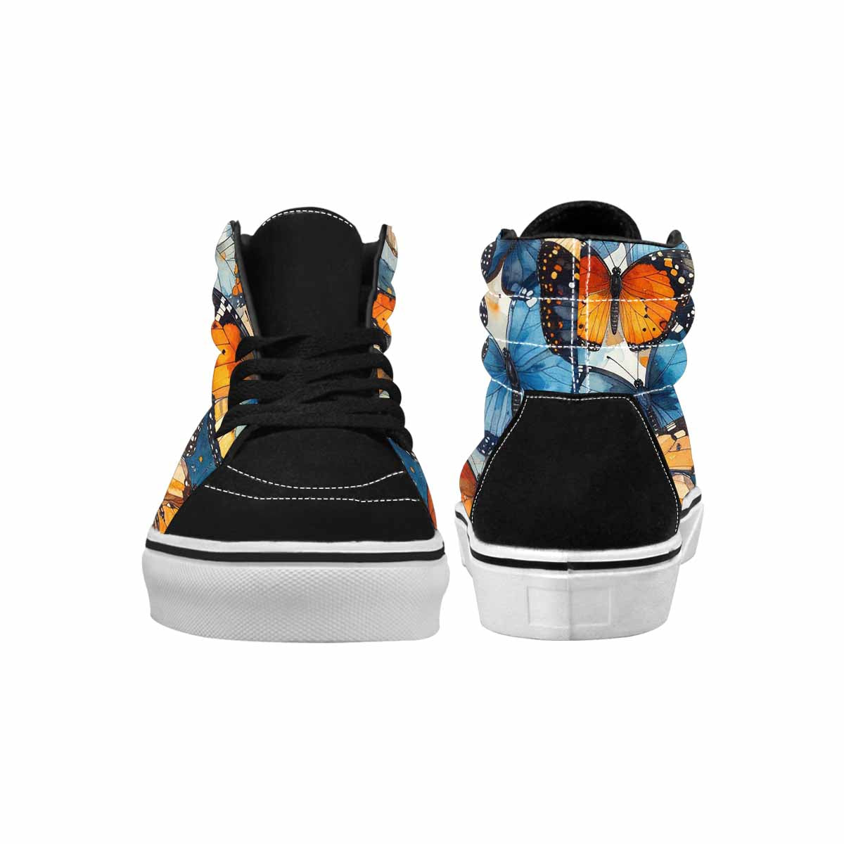 WOMEN'S Butterfly Wing High Top Canvas Dark Academia Sneakers