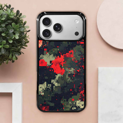 iPhone 17 Pro Max Case — Small Military Camouflage Blotch Camo, Custom Phone Case