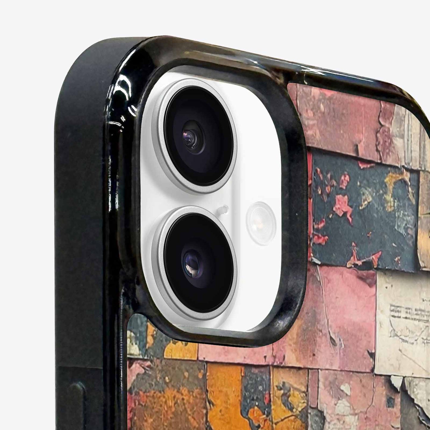 iPhone 16 Plus Case — Distressed Grunge Texture Pattern Hundreds Of, Unique Phone Case Design