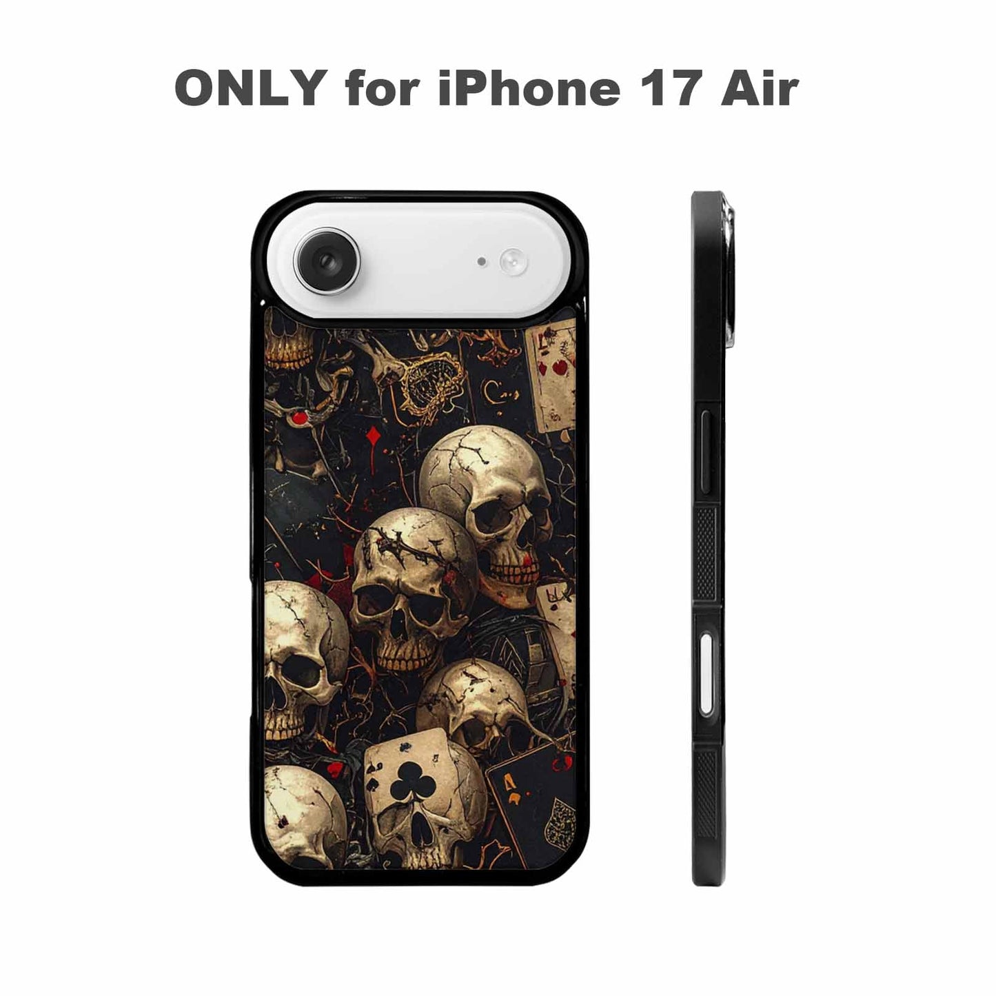 iPhone 17 Air Case — Skull Dark Art Gothic Print Gothic, Original Design Phone Case