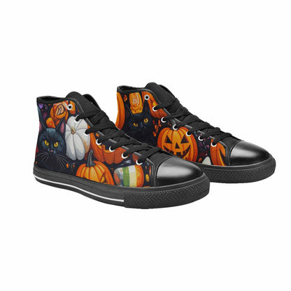 MEN'S Halloween High Top Canvas Cottagecore Sneakers