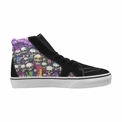 MEN'S Rainbow From Skull S High Top Canvas Dreamcore Custom Shoes