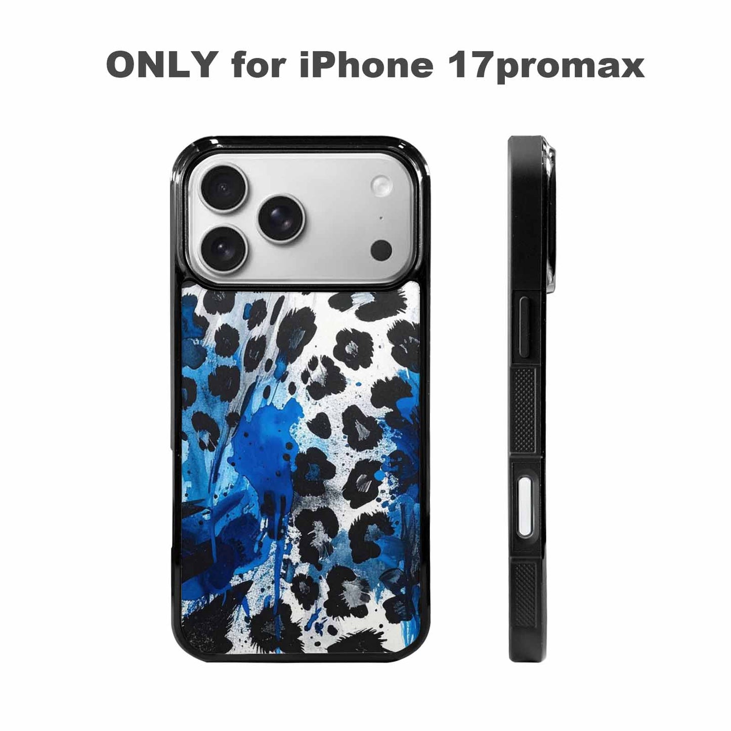 iPhone 17 Pro Max Case — Animal Print Black &amp; Animal Print, Custom Art Phone Cover