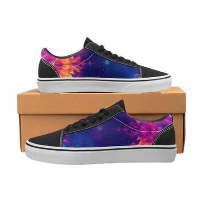 WOMEN'S Tie Dye Galaxy Canvas Lace-Up Vibrant Chaos Sneakers