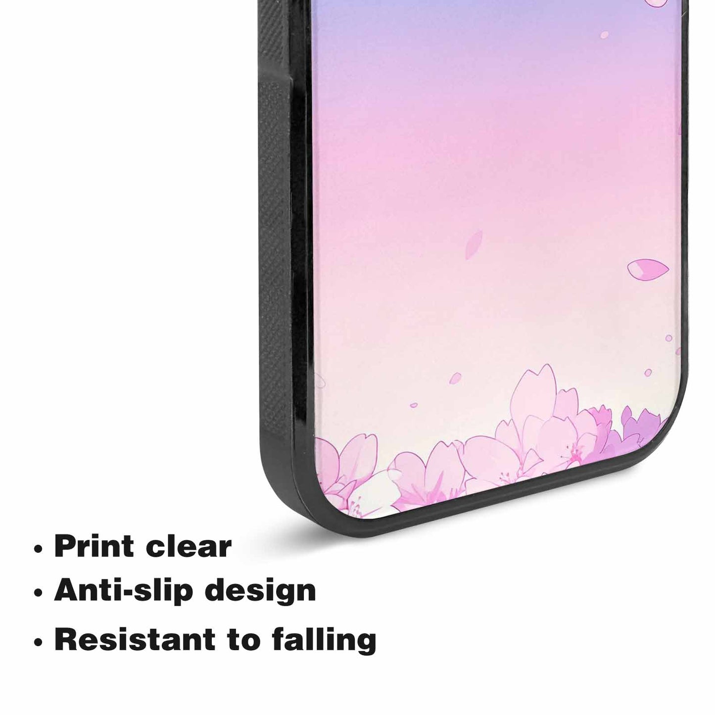 iPhone 15 Case — Anime Cherry Blossom Custom, Custom Printed Phone Case