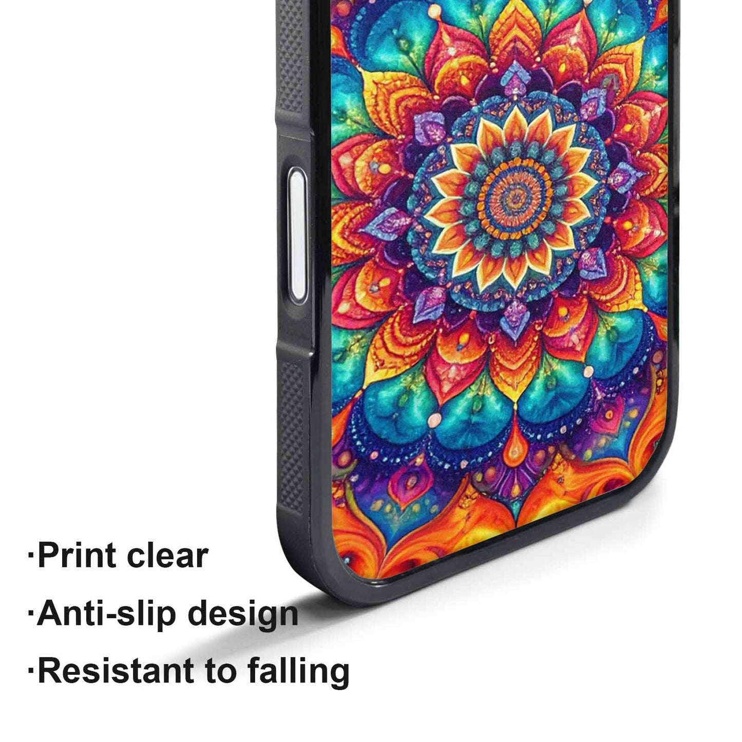 iPhone 17 Air Case — Tie Dye Mandala Art Seamless Tie, Personalized Phone Case