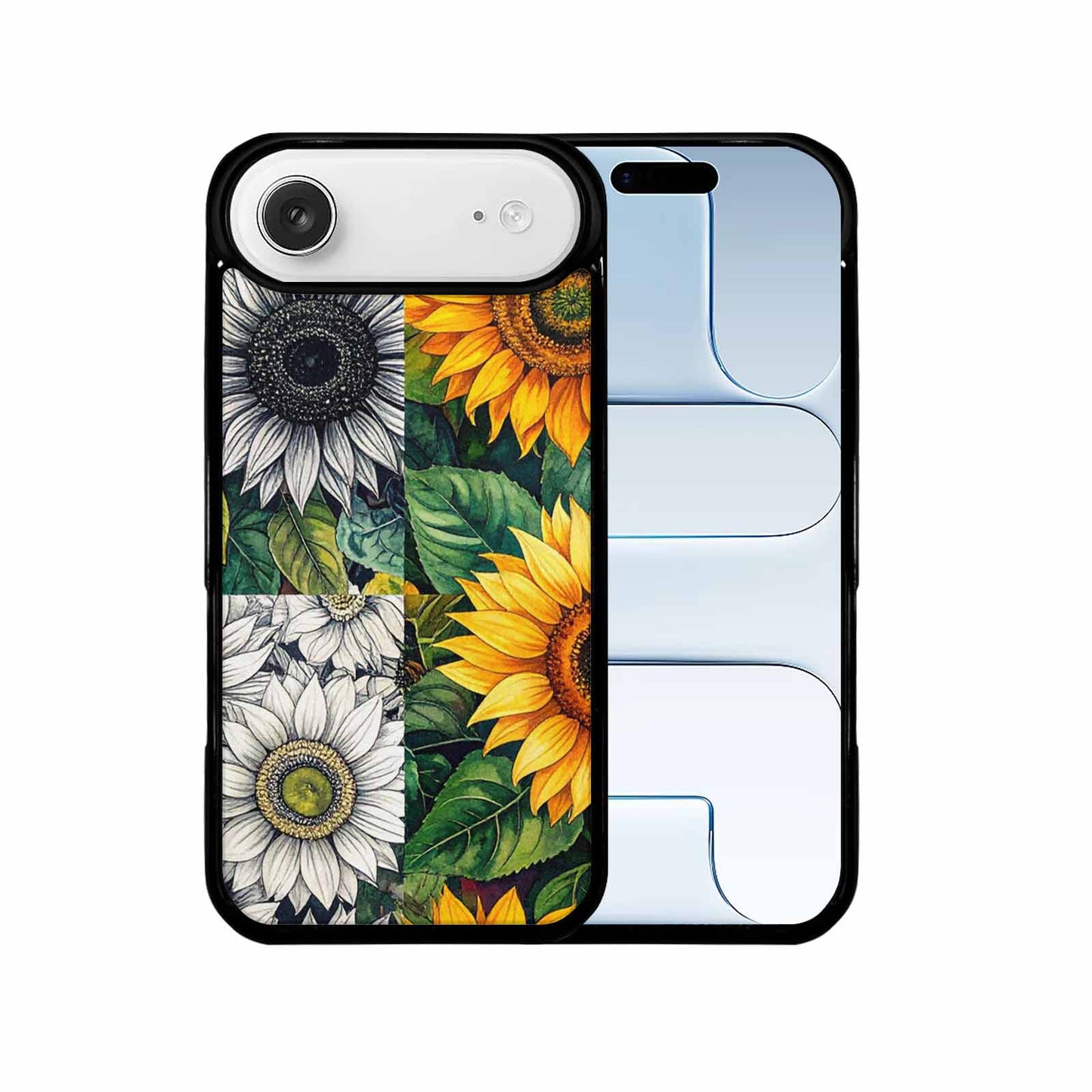 iPhone 17 Air Case — Small Sunflower Pattern Randomly Varying Floral, Custom Designed Case Cover